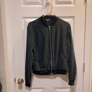 American Apparel Black Bomber Jacket